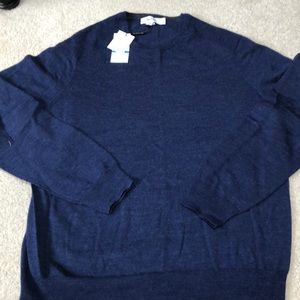 Calvin Klein Merino Wool navy blue sweater
